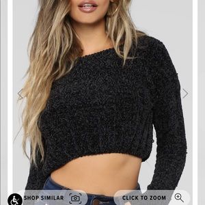 Cropped sweater